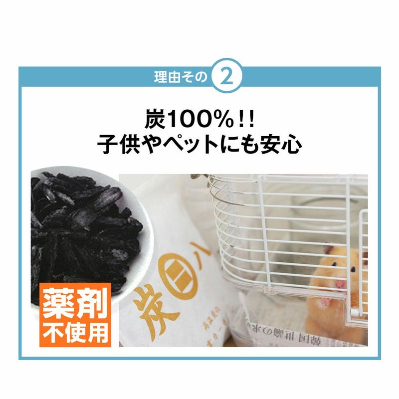 炭八の達人が選ぶ！ちょい足し炭八福袋室内3L小袋タンス玄関下駄箱湿気除湿調湿脱臭車内