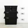 Thorコンテナ収納ボックスコンテナボックスおしゃれboxプラスチック53LアウトドアThorLargeTotesWithLid75LコンテナボックスRVBOX