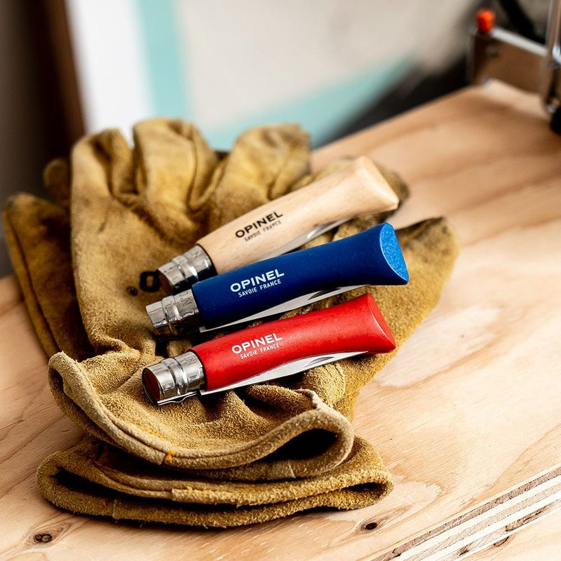 OPINELオピネルラウンドティップナイフNo.7アウトドアナイフ子供キッチンナイフネコポス対応