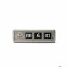 フリップカレンダー付き時計TwemcoCalendarClockクラシックブラック時計壁掛けクロック置き時計トゥエンコ社