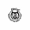 Kit-catKlockキットキャットクラシックブラック時計壁掛けクロックネコ