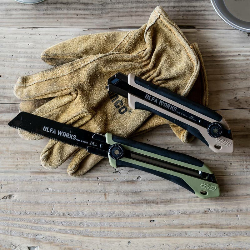 OLFA替刃式フィールドノコギリFS1オルファナイフアウトドアOW-FS1-ODOW-FS1-SB