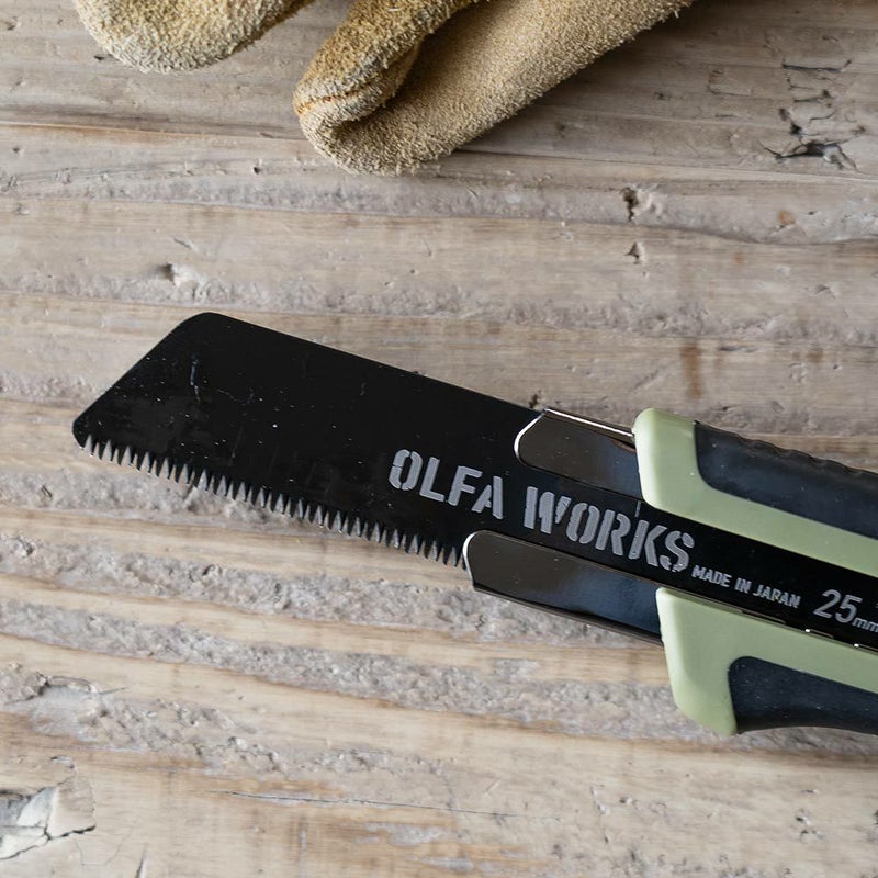 OLFA替刃式フィールドノコギリFS1オルファナイフアウトドアOW-FS1-ODOW-FS1-SB