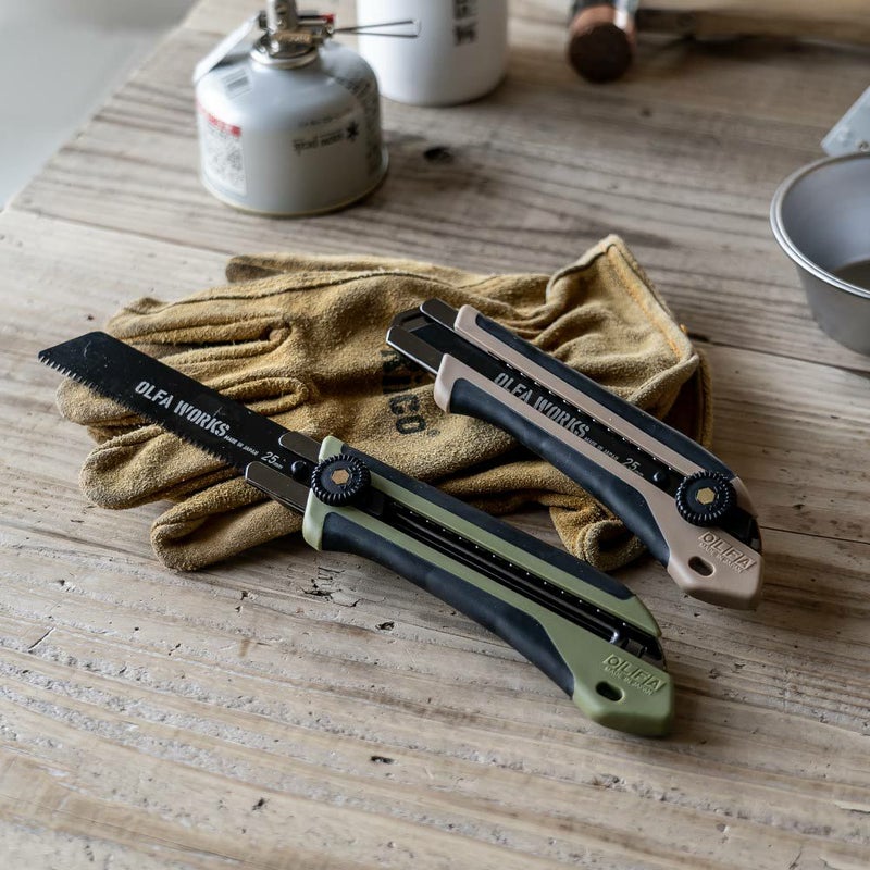 OLFA替刃式フィールドノコギリFS1オルファナイフアウトドアOW-FS1-ODOW-FS1-SB