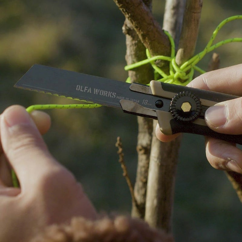 OLFA替刃式フィールドナイフオルファFK1ナイフアウトドアOW-FK1-ODOW-FK1-SB