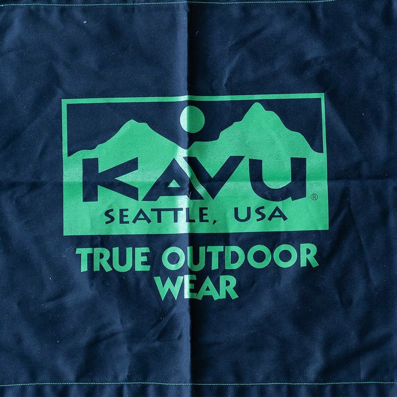 KAVUカブートゥルーロゴエプロンアウトドアキャンプ前掛け