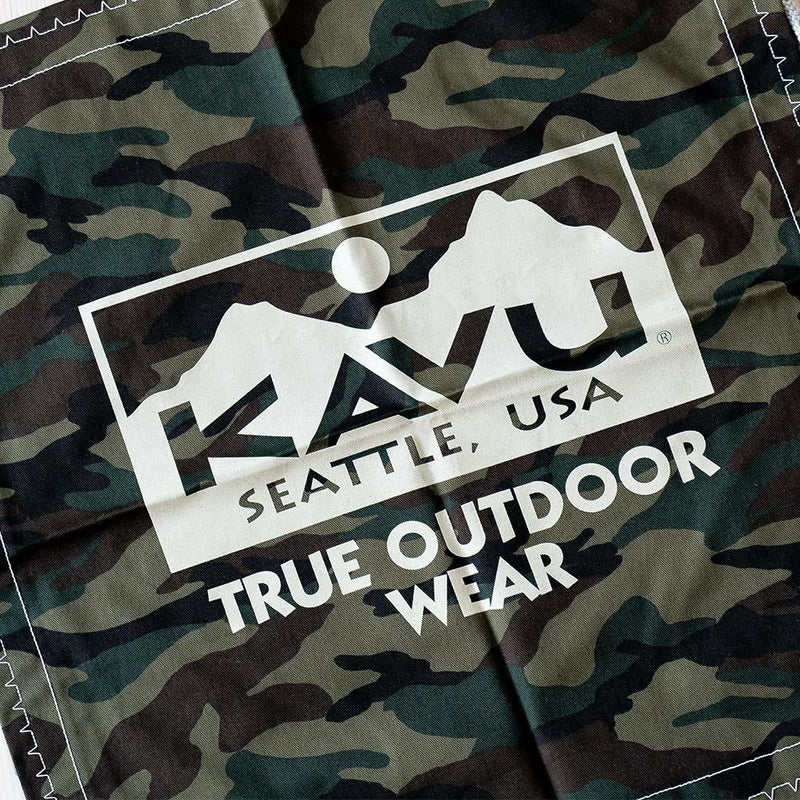 KAVUカブートゥルーロゴエプロンアウトドアキャンプ前掛け