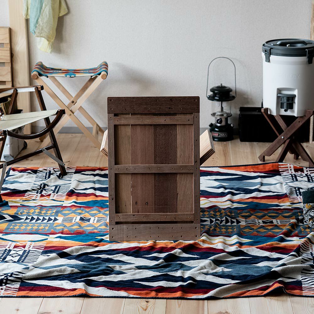 テーブルクロススタンドクーラーボックススタンド焚き火台テーブルキャンプアウトドア木製組み立て