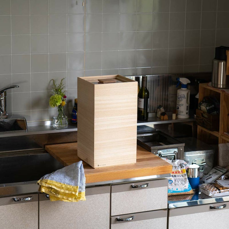 増田桐箱店桐の米櫃10kgライスストッカー米びつ日本製