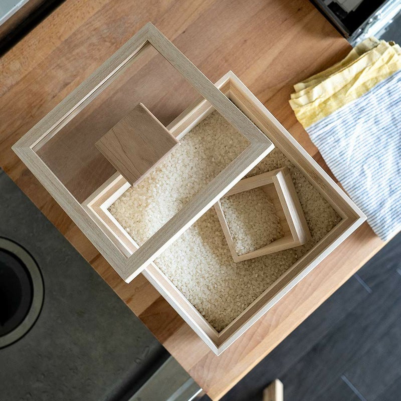 増田桐箱店桐の米櫃10kgライスストッカー米びつ日本製