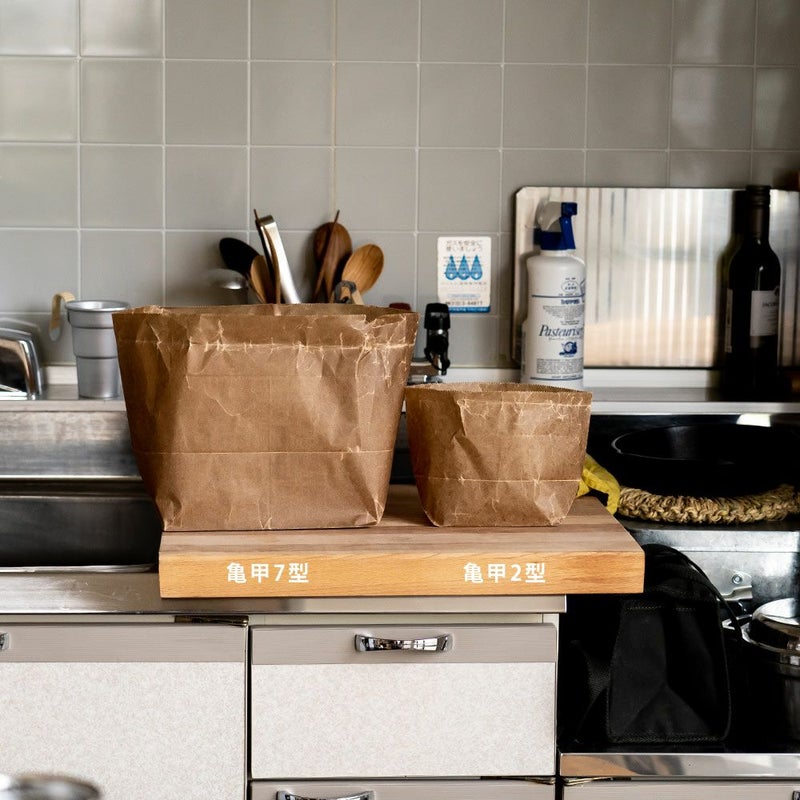 松野屋蝋引紙袋亀甲七型7型20枚入日本製ワックスペーパー収納