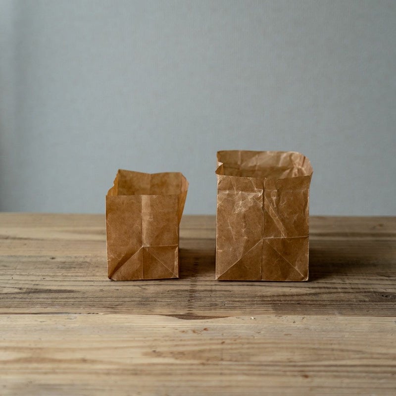 松野屋蝋引紙袋角底1型20枚入日本製ワックスペーパー収納