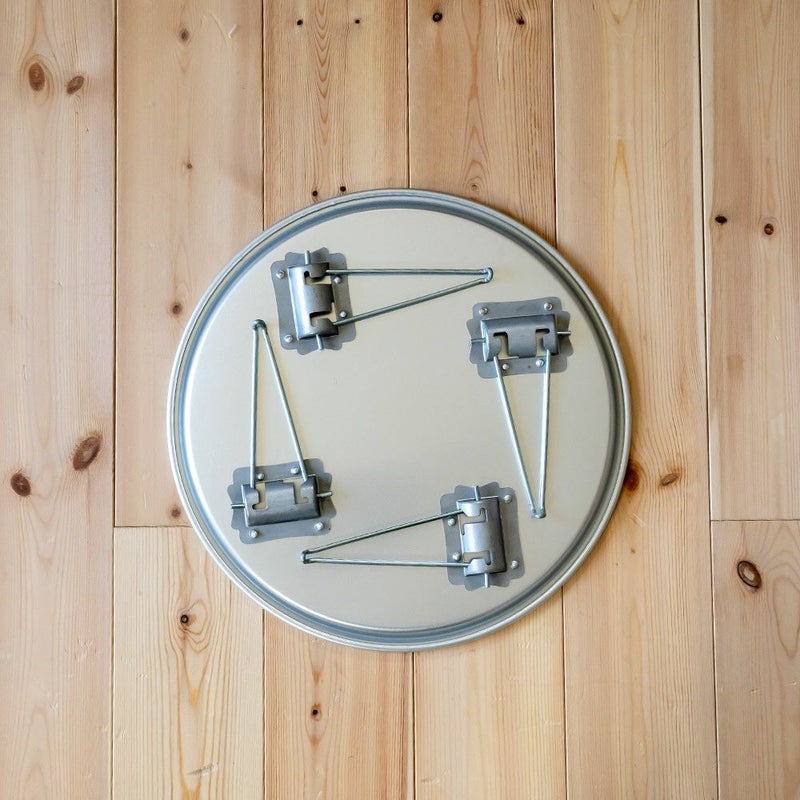 松野屋アルマイトちゃぶ台ローテーブル折りたたみアウトドアグランピング