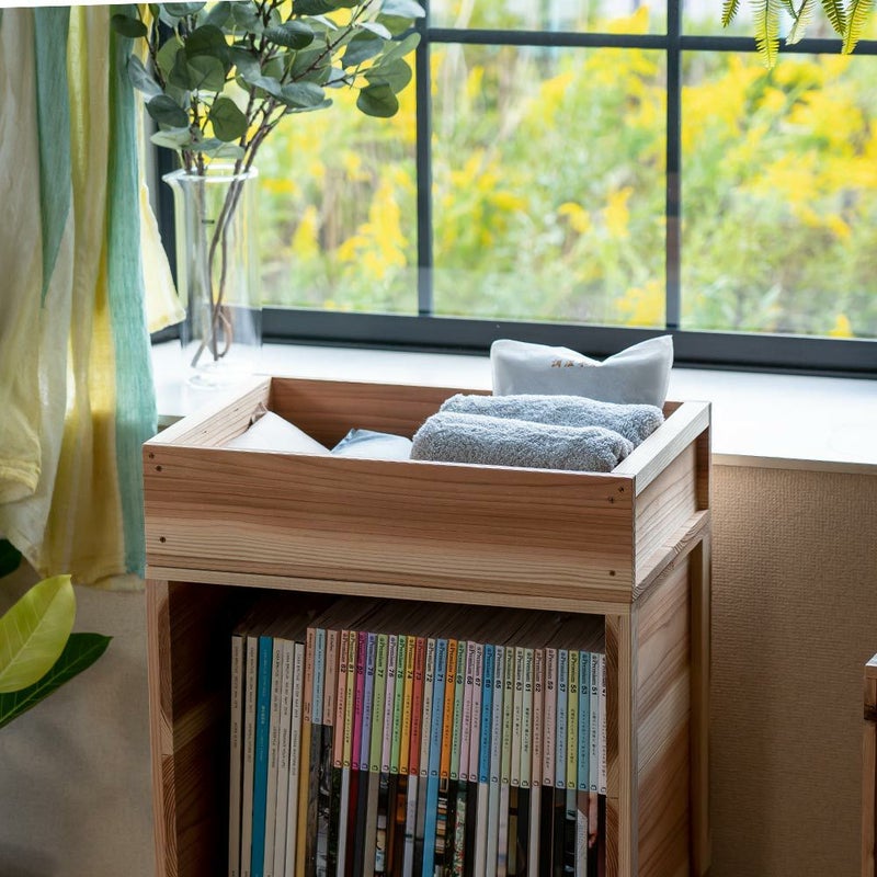 りんご箱見せる収納始めませんか？上小節国産りんご箱杉480×300×120新品什器リンゴ箱木箱収納BOXアウトドアBOX木製国産杉見せる収納ボックス