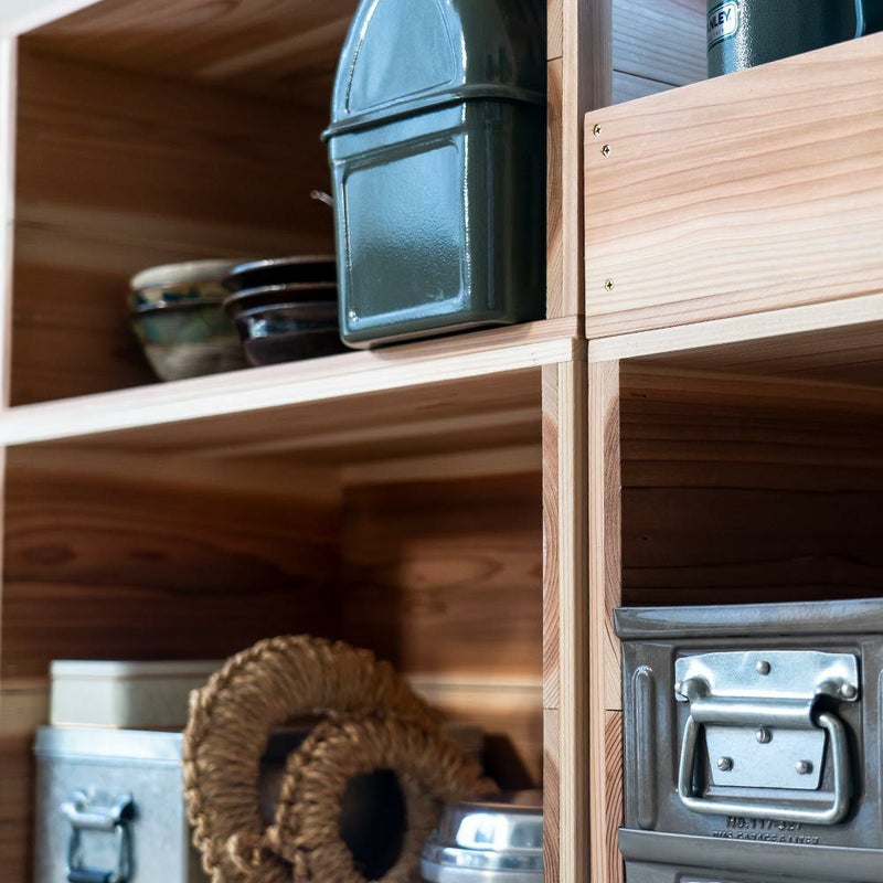 りんご箱見せる収納始めませんか？上小節国産りんご箱杉480×300×120新品什器リンゴ箱木箱収納BOXアウトドアBOX木製国産杉見せる収納ボックス