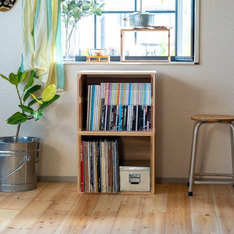 りんご箱見せる収納始めませんか？上小節国産りんご箱杉480×380×310新品什器リンゴ箱木箱収納BOXアウトドアBOX木製国産杉見せる収納ボックス