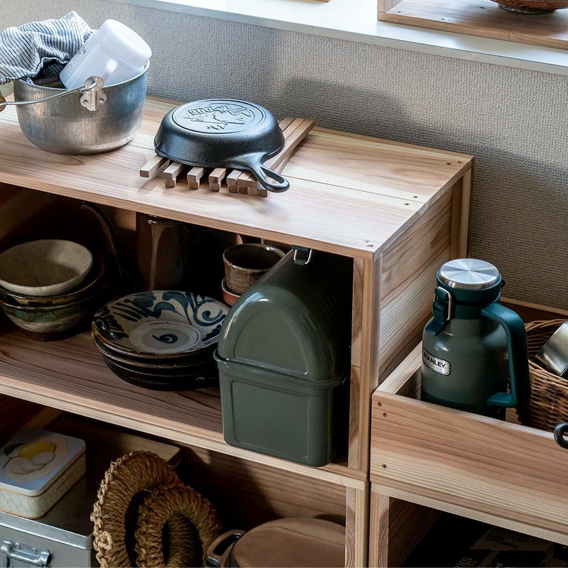 りんご箱見せる収納始めませんか？上小節国産りんご箱杉630×300×310新品什器リンゴ箱木箱収納BOXアウトドアBOX木製国産杉見せる収納ボックス