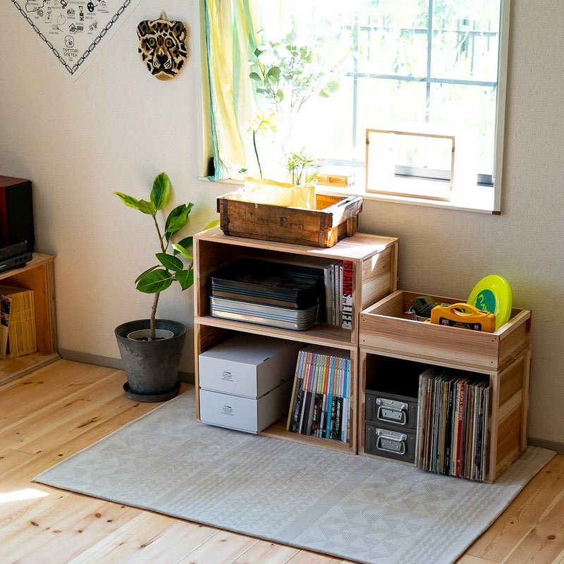 りんご箱見せる収納始めませんか？上小節国産りんご箱杉630×380×310新品什器リンゴ箱木箱収納BOXアウトドアBOX木製国産杉見せる収納ボックス