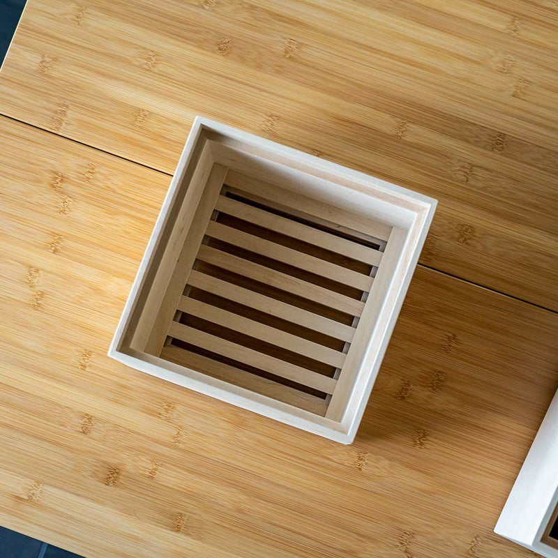 増田桐箱店桐の野菜保存箱Lすのこキッチン収納食品保存野菜保管ベジダブルストッカー