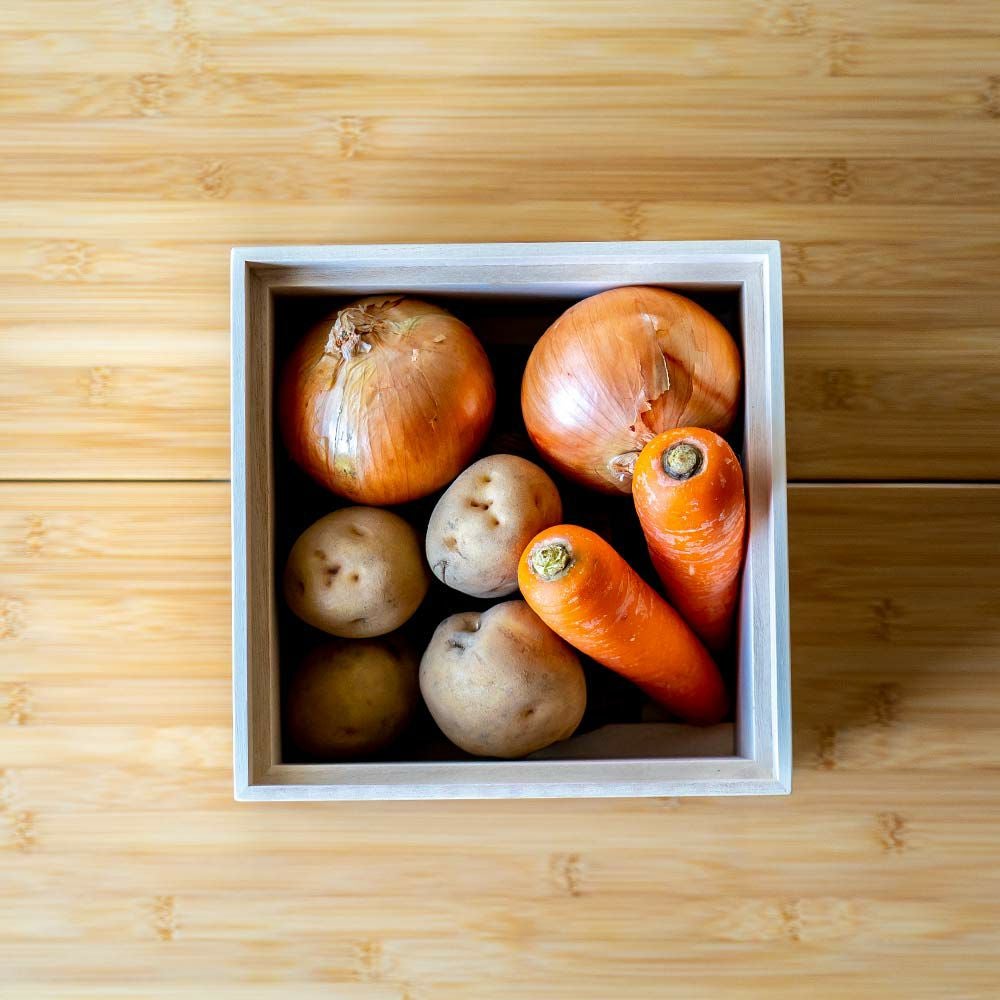 増田桐箱店桐の野菜保存箱Lすのこキッチン収納食品保存野菜保管ベジダブルストッカー