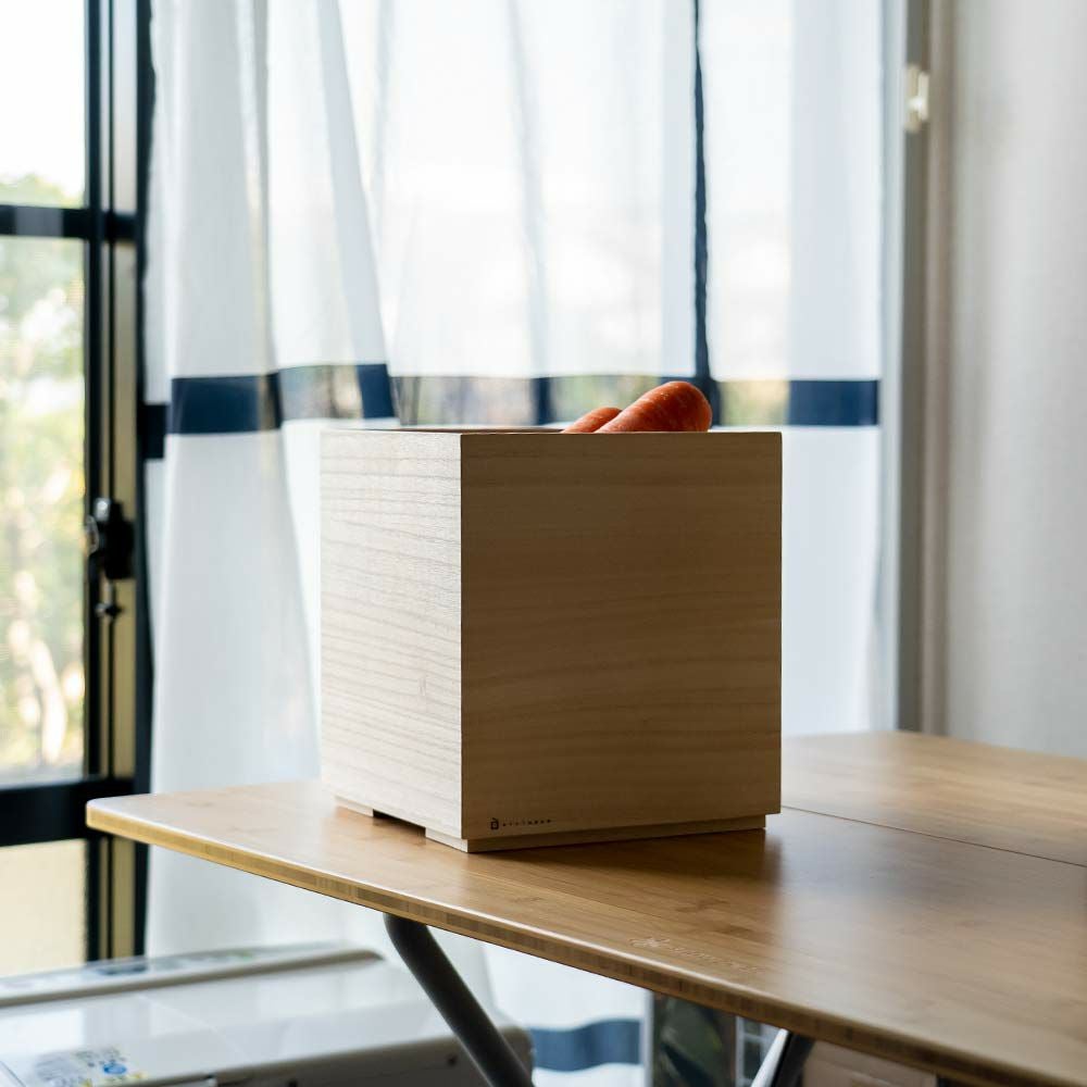 増田桐箱店桐の野菜保存箱Lすのこキッチン収納食品保存野菜保管ベジダブルストッカー