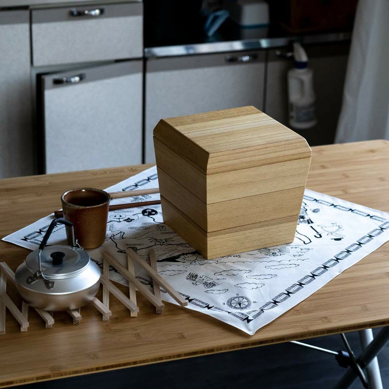 増田桐箱店3段重箱おせち弁当箱3段箱料理重箱木桐日本製国産