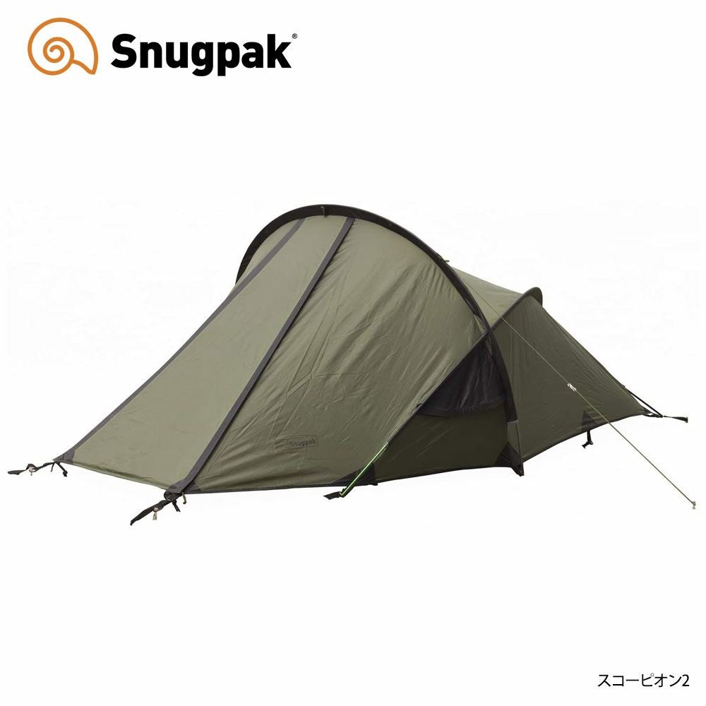 Snugpakスナグパックスコーピオン2オリーブ2人用ミリタリーテント防風耐水圧5000おうちキャンプ登山ツーリング
