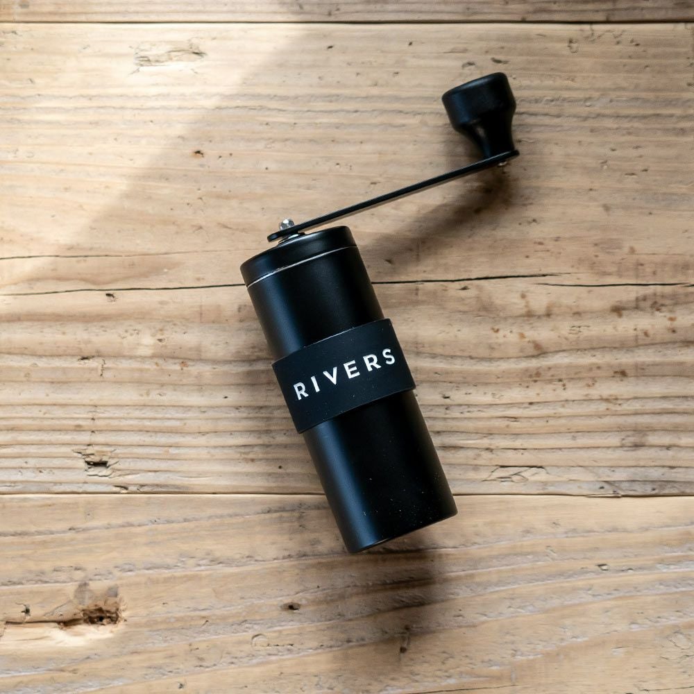 RIVERSコーヒーグラインダーグリットSILVERコーヒーミルグラインダーアウトドア