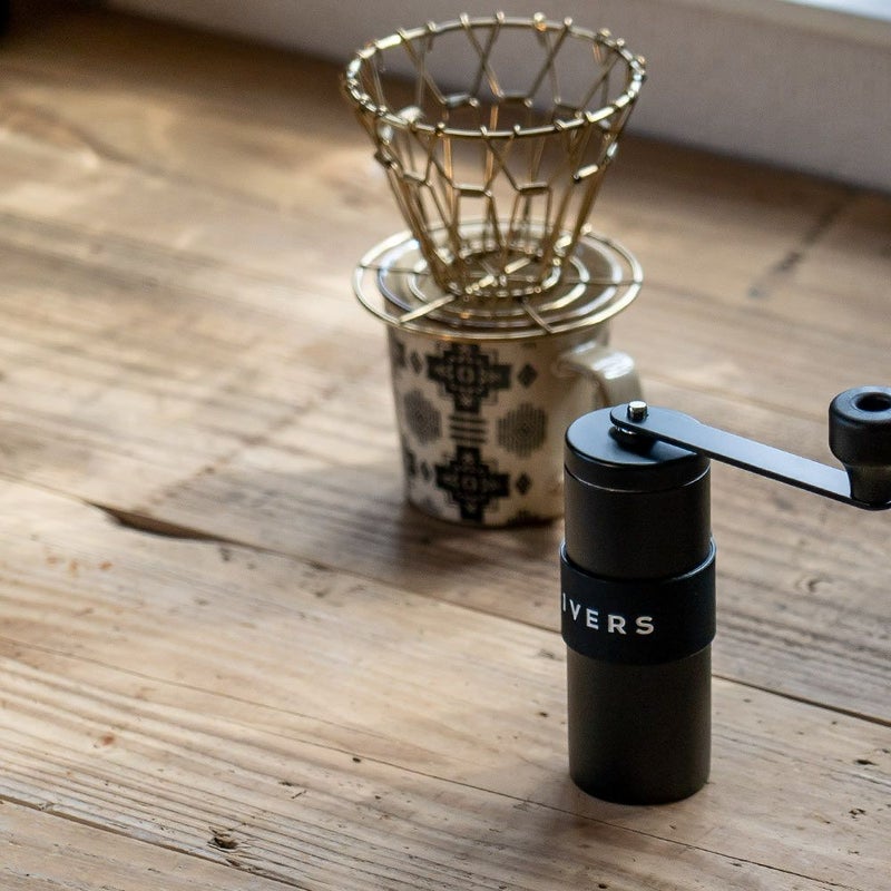 RIVERSコーヒーグラインダーグリットSILVERコーヒーミルグラインダーアウトドア