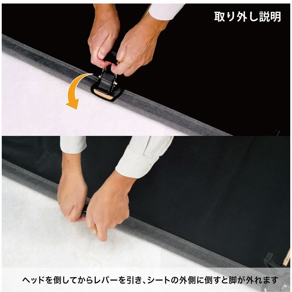 SnugpakスナグパックコットSP15612BKロータイプ折りたたみ式ベッドコンパクト寝袋アウトドアキャンプブラック