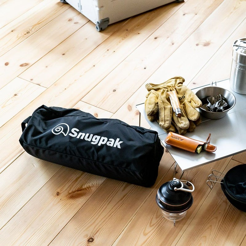 SnugpakスナグパックコットSP15612BKロータイプ折りたたみ式ベッドコンパクト寝袋アウトドアキャンプブラック