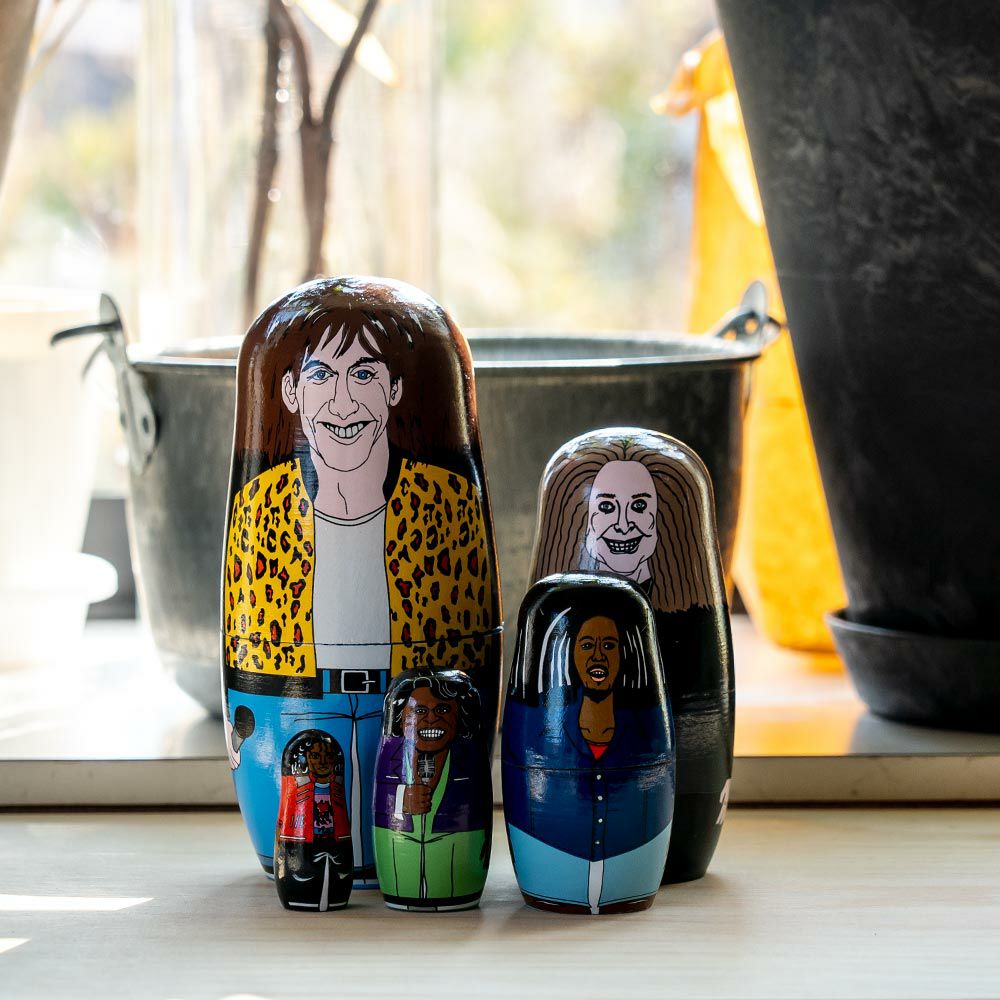 MIDORIKOMATSUマトリョーシカDETAILMusicLegendsロシア人形オブジェ