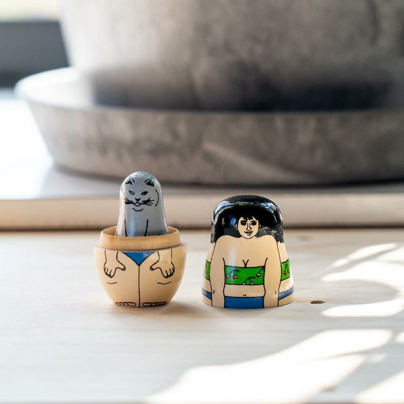 MIDORIKOMATSUマトリョーシカDETAILHAPPYHOTGIRLSロシア人形オブジェ