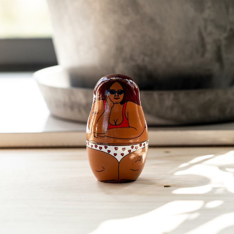 MIDORIKOMATSUマトリョーシカDETAILHAPPYHOTGIRLSロシア人形オブジェ
