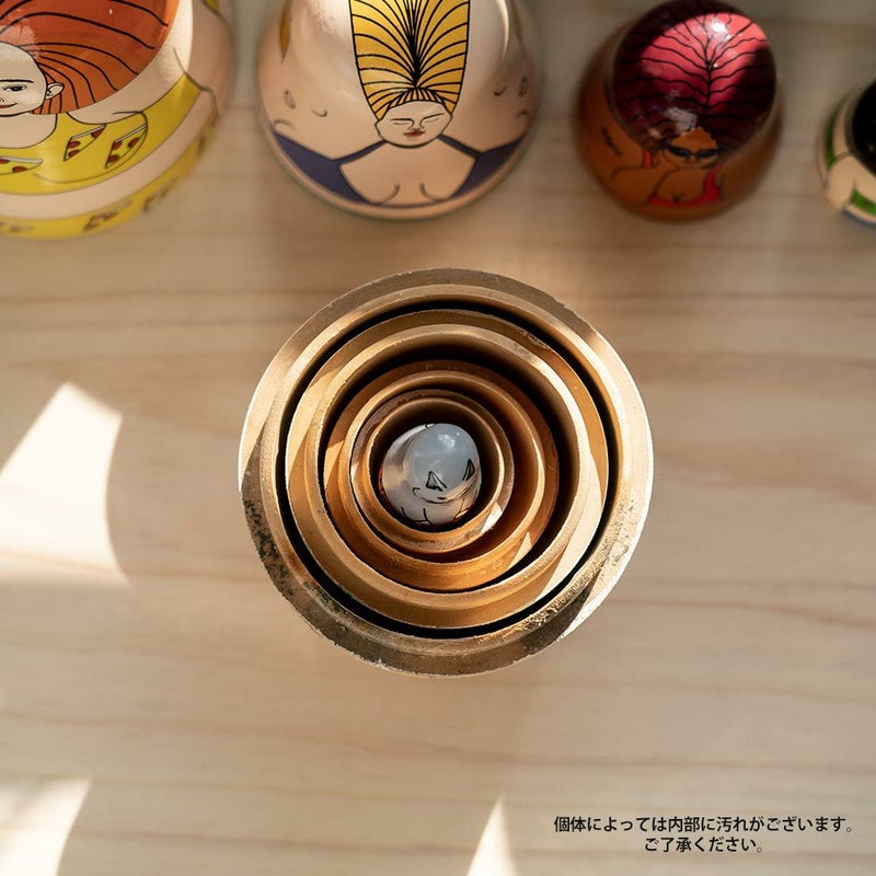 MIDORIKOMATSUマトリョーシカDETAILHAPPYHOTGIRLSロシア人形オブジェ