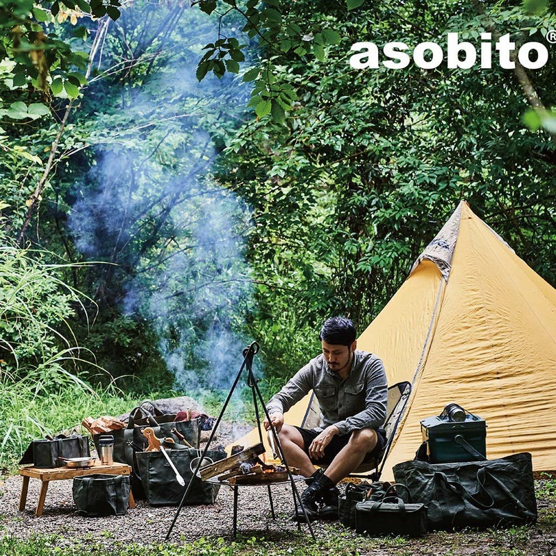 asobitoアソビトハンギングチェーンキャンプアウトドアギア収納キャンプランタンフック