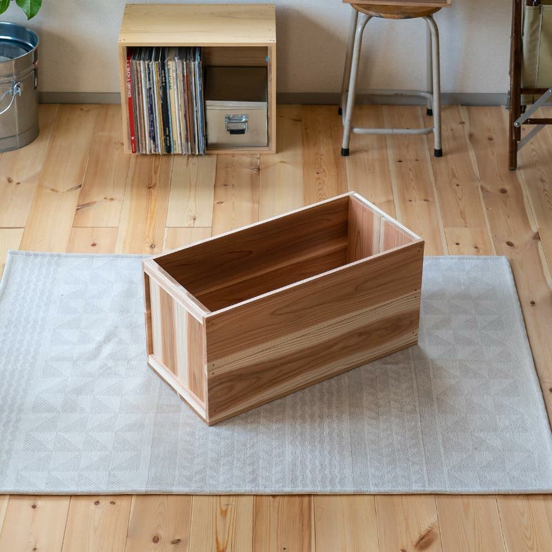 【アウトレット】りんご箱見せる収納始めませんか？上小節国産りんご箱杉630×300×310新品什器リンゴ箱木箱収納BOXアウトドアBOX木製国産杉見せる収納ボックス