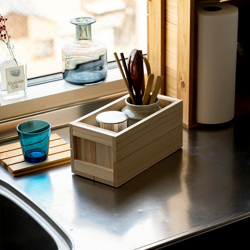 工務店が作る国産りんご箱ミニサイズ卓上サイズ新品什器リンゴ箱木箱収納BOX木製国産