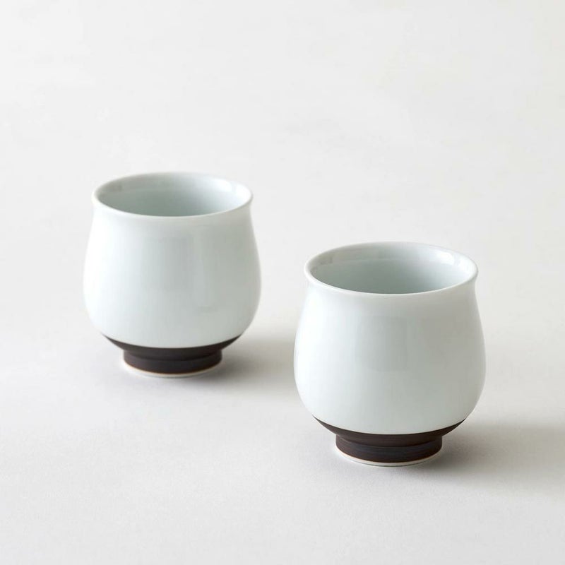 WDH茶器セット急須湯呑2個入り桐箱入り錆釉日本製贈答工芸