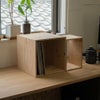 レコードボックス50cmレコードラックキューブボックスBOX木箱送料無料