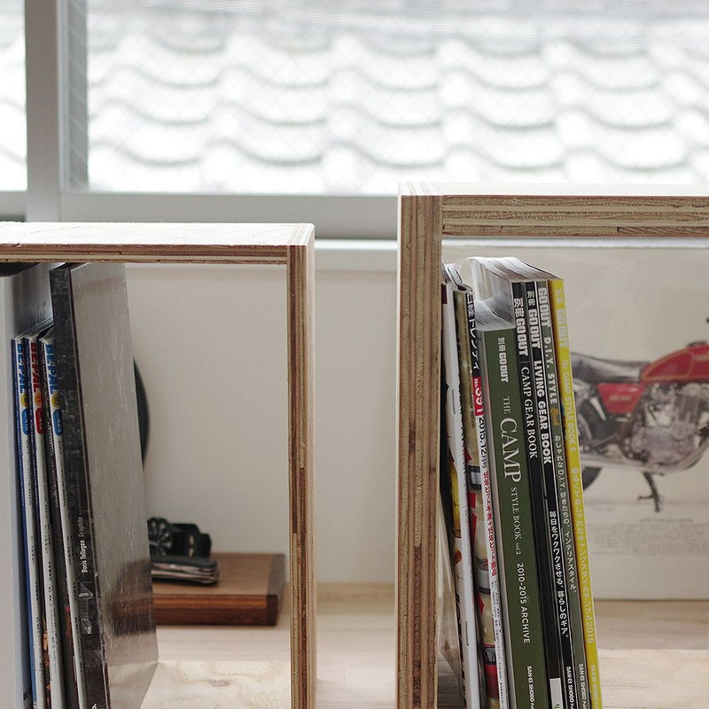 キューブボックスボックスシェルフ24mm収納シェルフ木箱什器厚い太めセットレコード男前インテリア木製A4本棚ディスプレイラック収納ボックス棚ブックシェルフ文庫本雑誌文芸書新書冷蔵庫CDDVD送料無料