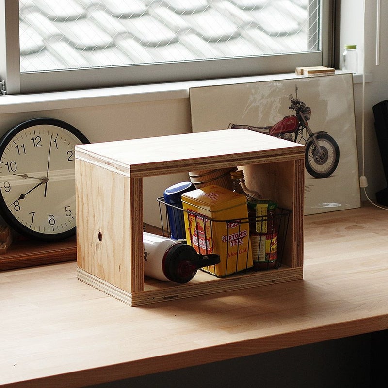 キューブボックスボックスシェルフ24mm収納シェルフ木箱什器厚い太めセットレコード男前インテリア木製A4本棚ディスプレイラック収納ボックス棚ブックシェルフ文庫本雑誌文芸書新書冷蔵庫CDDVD送料無料