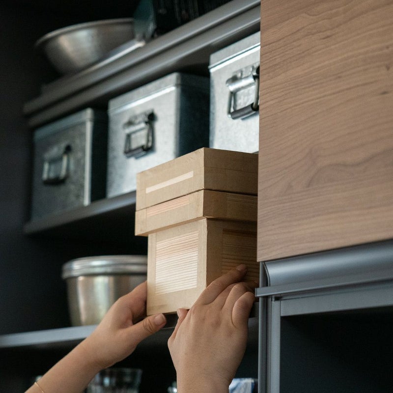 茶箱1kg日本製国産杉使用1キロ木箱