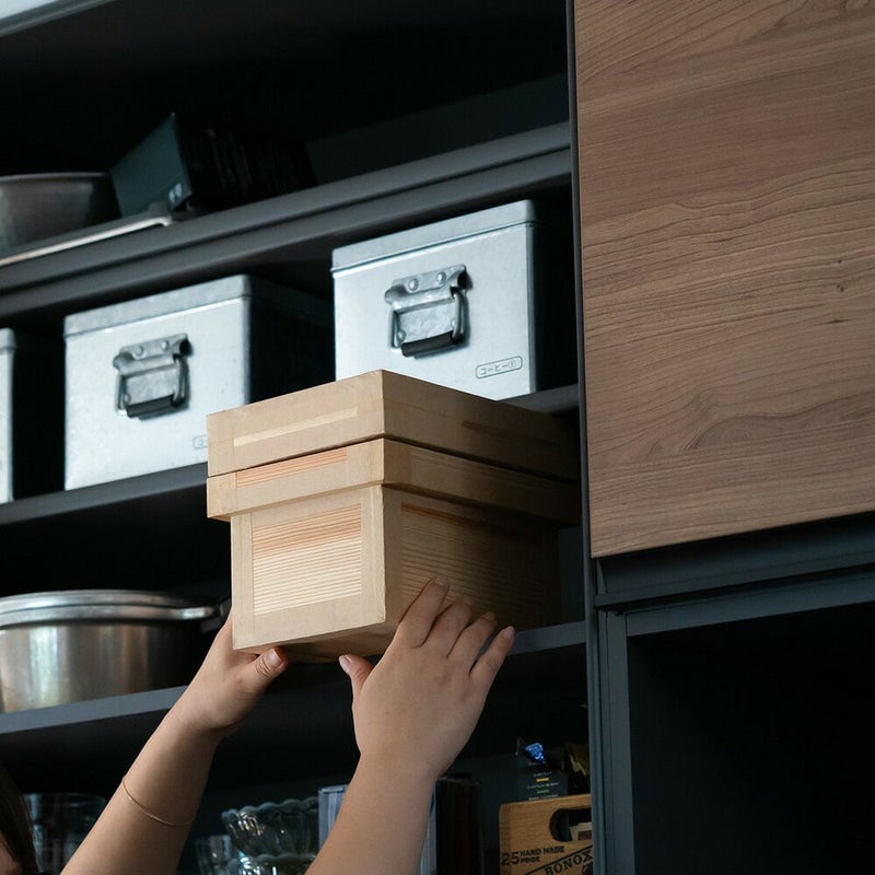 茶箱1kg日本製国産杉使用1キロ木箱