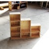 全品ポイント10倍中～！キューブボックスボックスシェルフ４収納シェルフ木箱什器レコード男前インテリア木製A4本棚カラーボックスおしゃれディスプレイラック棚ブックシェルフ文庫本雑誌文芸書新書埃よけCDDVD送料無料10P29Aug16