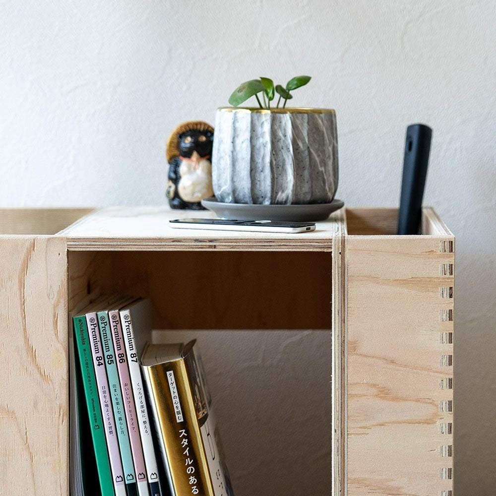 タワーシェルフ収納あられ組キャビネット本収納マガジンラック木製