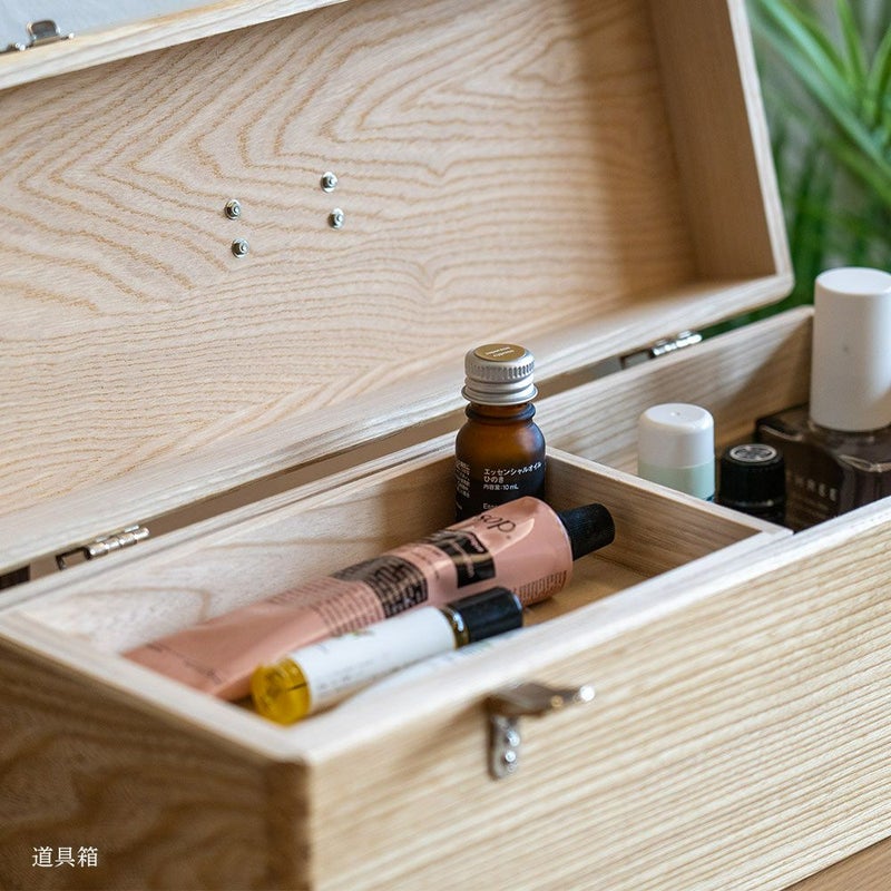 国産セン材の救急箱GAKUNAN岳南木工商会収納道具箱木箱収納