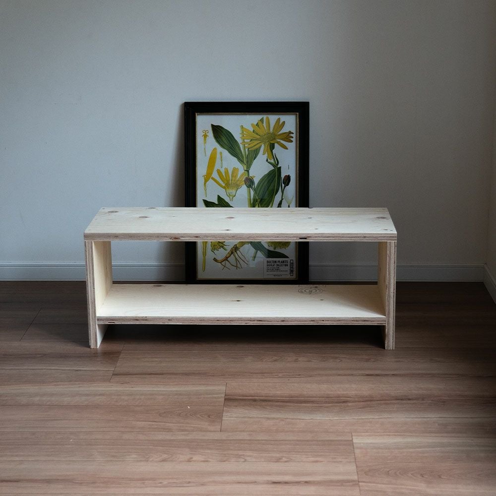 図工室のイス850スツールstoolベンチ木製収納椅子工作雑誌収納踏み台オリジナルイエノLaboイエノラボ