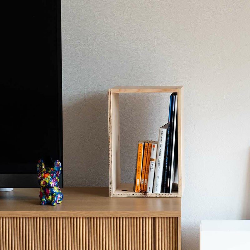 積層シェルフ収納ボックスシェルフ1個収納本棚マガジンラック文庫文芸
