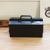 東洋スチールのツールボックス(TOOLBOX)日本製の工具箱！道具入れとしても収納箱としても！STEELTOOLBOXSTORAGEst-350DOUBLELAYERTYPE送料無料